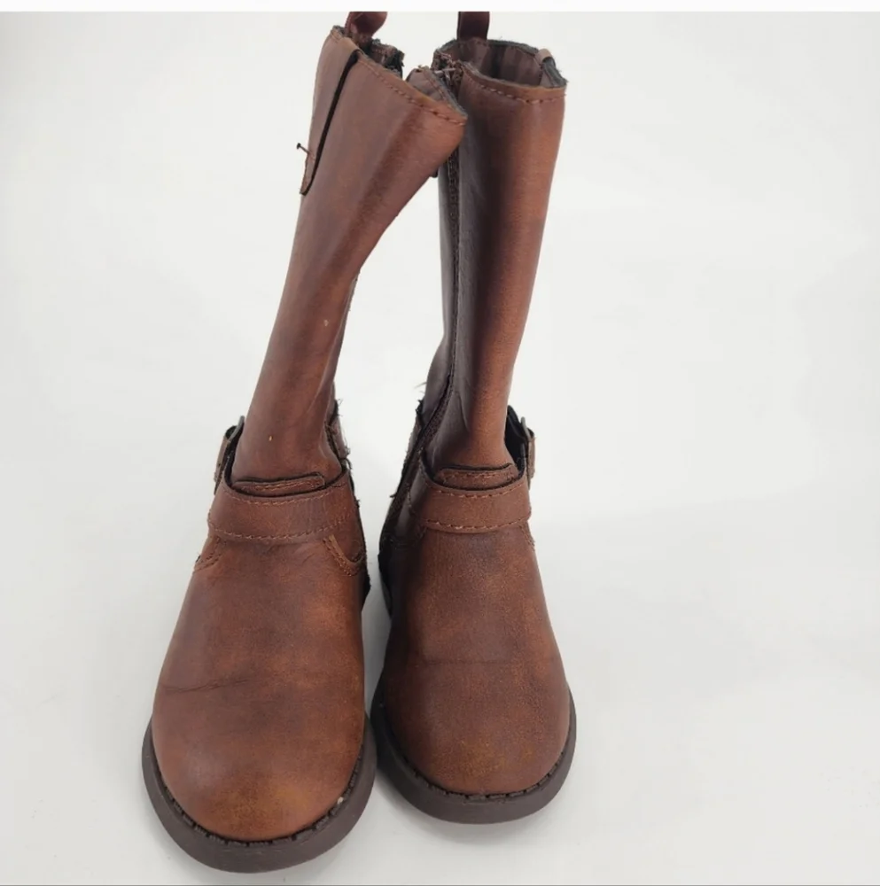 Oshkosh Girl Tall Brown Boots Size 5